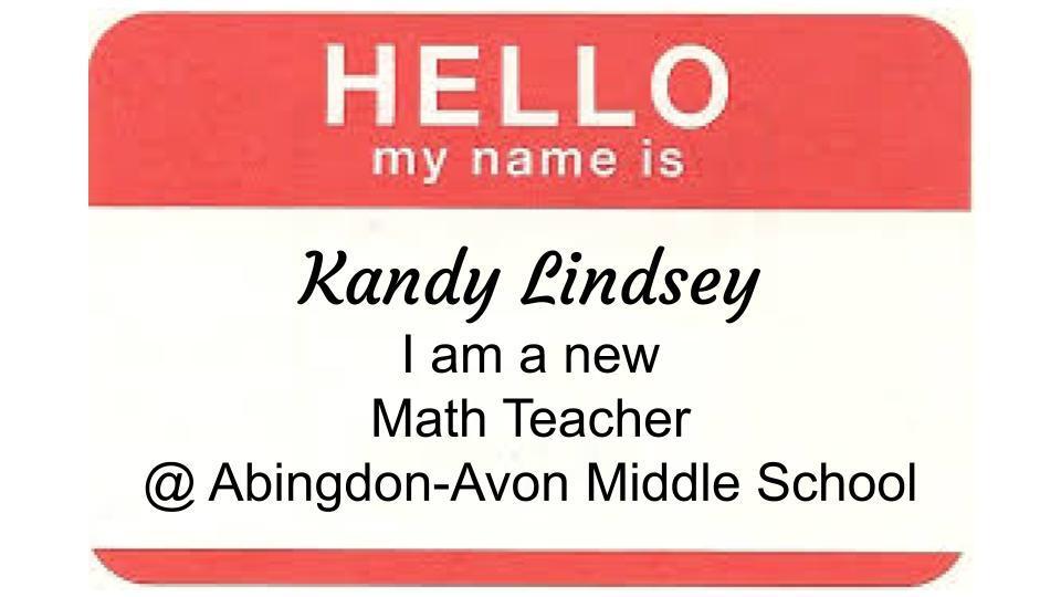 Meet our New Middle School Math Teacher