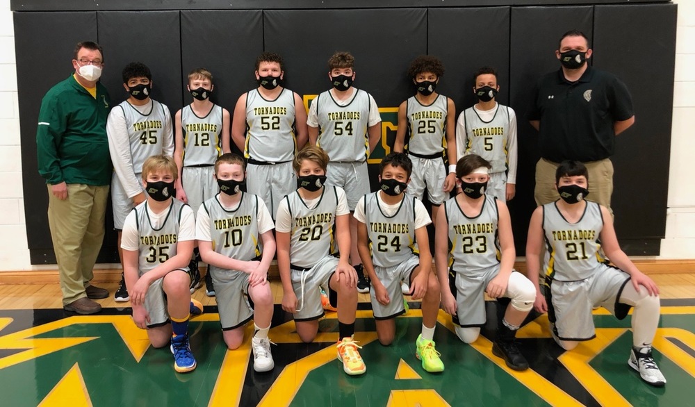 7th Grade Boys Basketball team