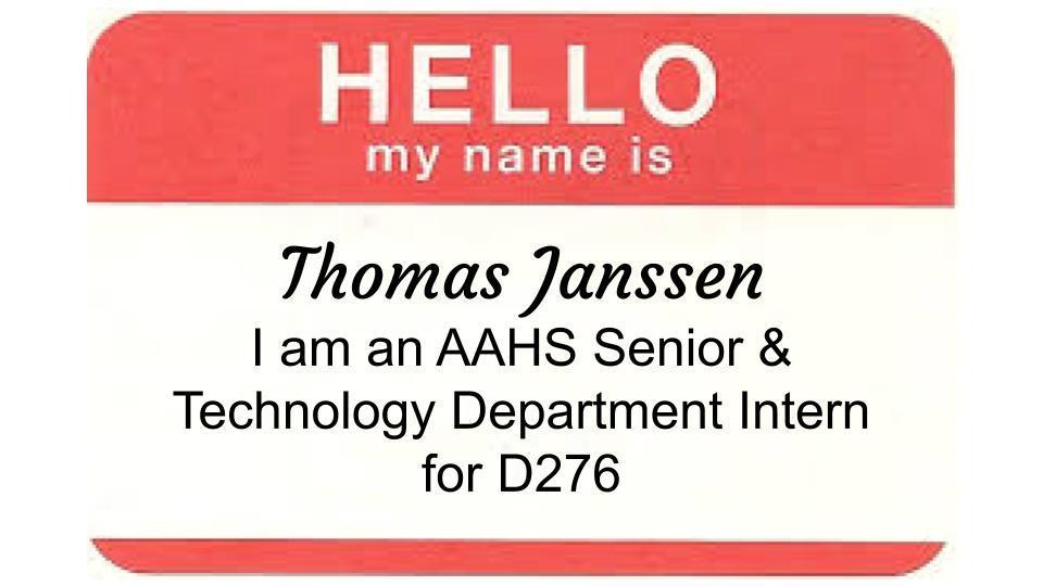Meet our New Technology Intern