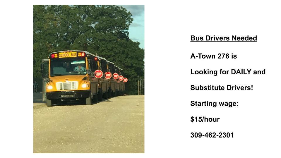 Bus Drivers Wanted