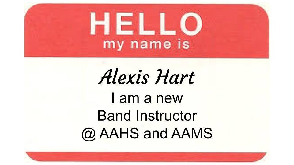 Meet our New Band Director