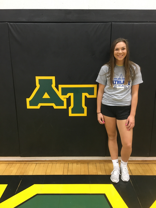Tori Adolphson: October 10th A-Town Athlete of the Week 10/10