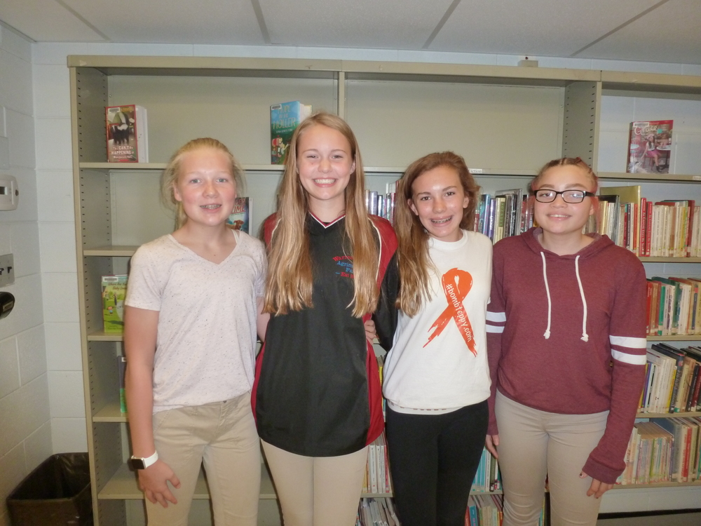 8th Grade Interact Officers elected
