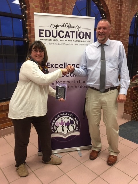 ROE 33 Excellence in Education Recognition for A-Town's Stacy Nagel