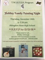 T.W.I.S.T.E.R. Holiday Family Painting Night