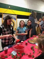 Interact helpers at Father/Daughter Dance