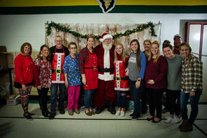 Pancakes with Santa