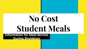 Student Meal Information 3.16.20