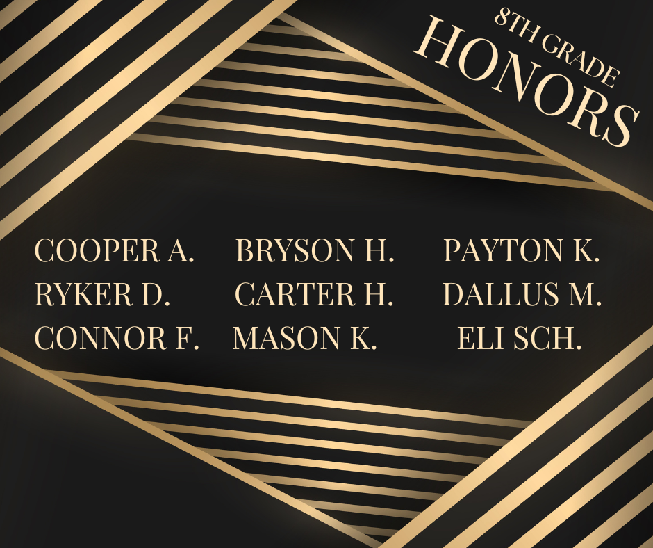 8th Grade Honors